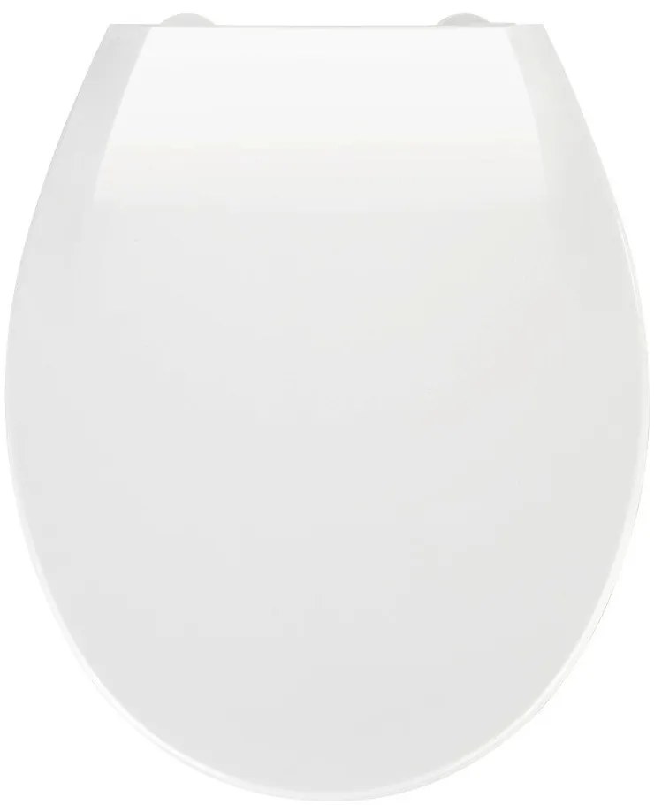 Sedile per wc bianco con chiusura facilitata , 44 x 37 cm Kos - Wenko