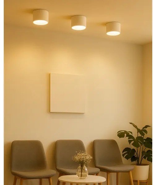 Faretto LED/10W/230V 3000/4000/6400K Ø 12 cm bianco