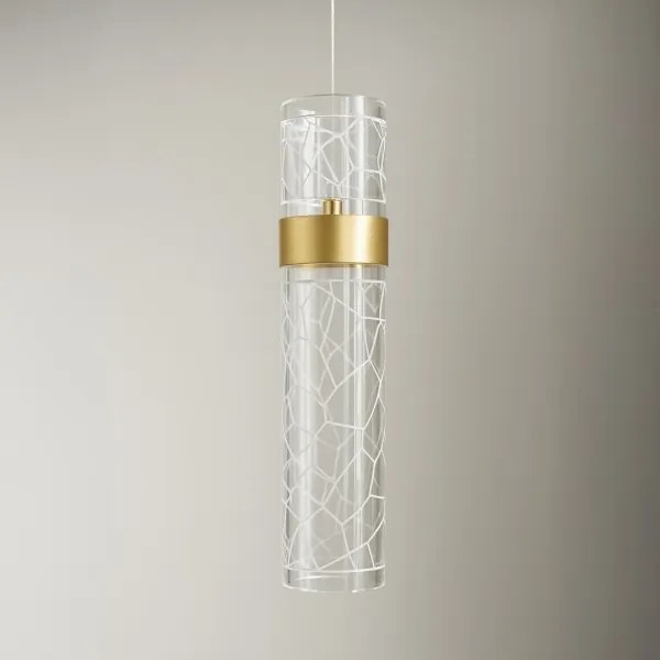 Lampadario LED su cavo LAGOS LED/8W/230V oro