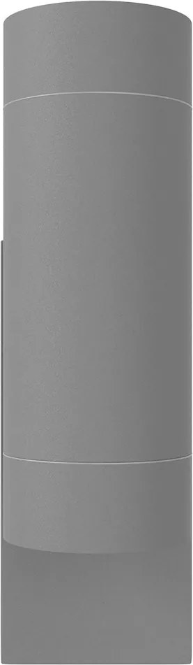 Applique Bidirezione GU10 con Sensore Crepuscolare IP65 - Grigia