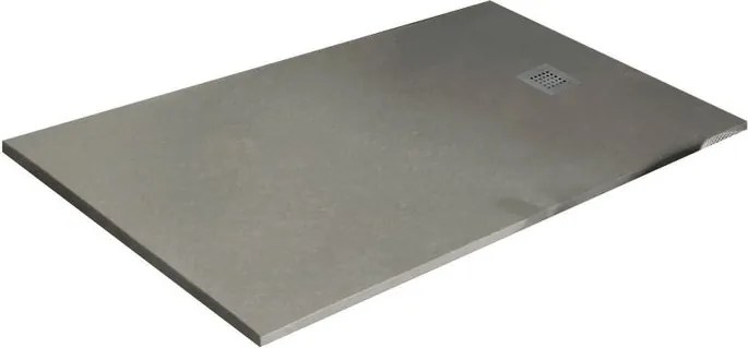 Piatto doccia in resina Strato crema L 140 x L 80 x H 2.8 cm effetto pietra