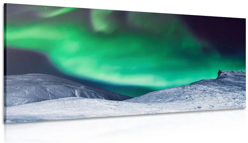 Stampa su tela – Aurora boreale nel cielo