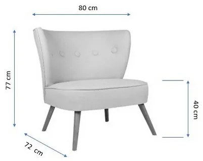 Poltrona JENI gialla