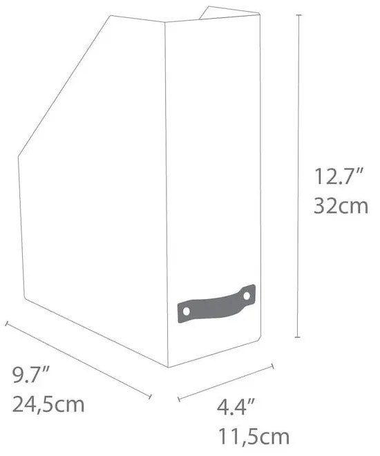 Organizzatore di cartone per documenti Estelle - Bigso Box of Sweden