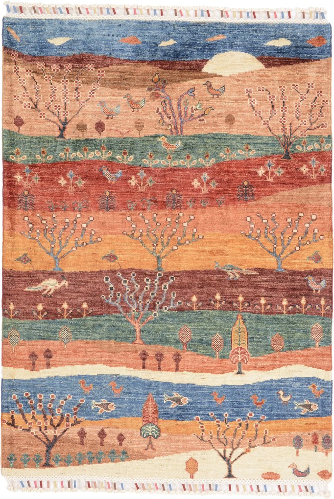Samarkand Tappeto orientale 120 x 90 (Pakistan) Annodato A Mano