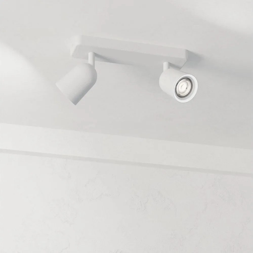 Eglo 901946 - Faretto orientabile CAMALDOLI 2xGU10/10W/230V bianco