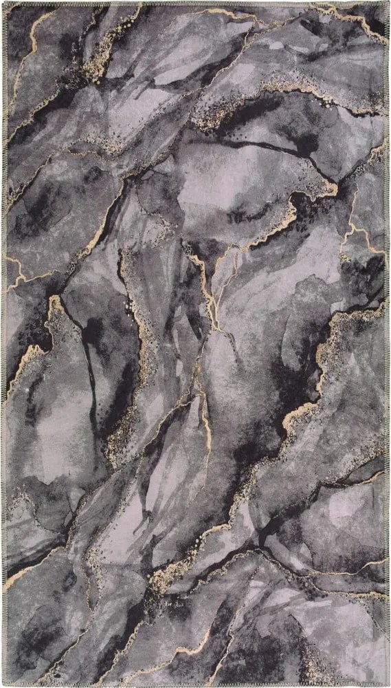 Tappeto grigio lavabile 200x80 cm - Vitaus