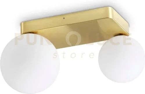 Penta applique a parete oro e bianco 2 luci attacco g9 lampadina in...