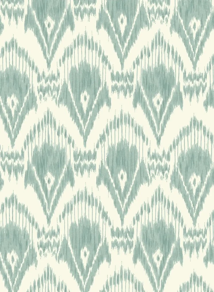 GP & J Baker Carta da parati Zaraband - Aqua