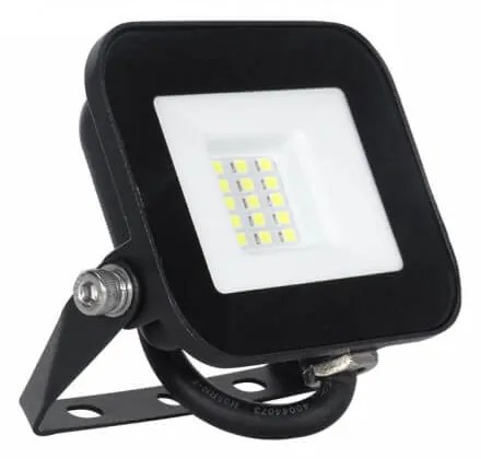 Faro LED 10W IP65, 100lm/W - chip LED Black Colore Bianco Freddo 5.700K