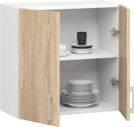 Cucina Lineare 240 Cm Moderna Componibile Rovere Effetto Legno Tania