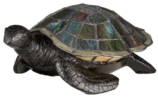 Elstead QZ-SAWBACK-TL - Lampada decorativa LED TIFFANY 1xG9/3W/12/230V, motivo tartaruga