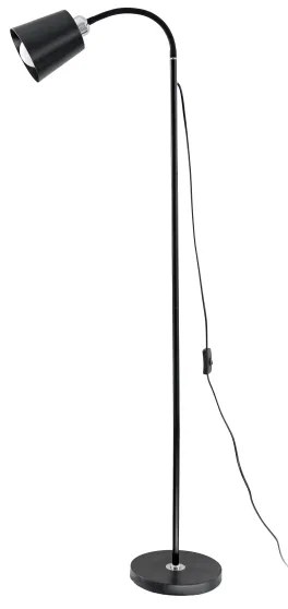 Lampada con piedistallo 1xE27/40W/230V nero