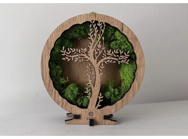 Li-Go 23622/DUB2 - Lampada da tavolo decorativa dimmerabile a LED/12W/230V 20x22 cm rovere