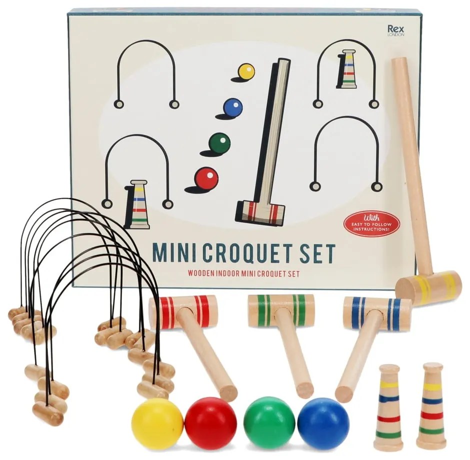 Croquet da tavolo Mini Croquet Set - Rex London