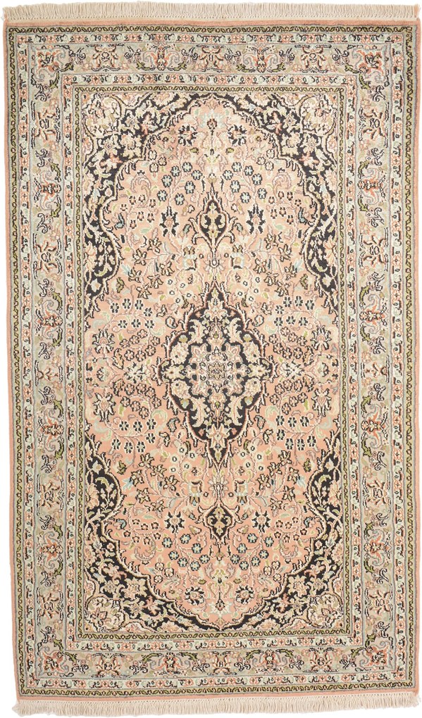 Cashmere Silk Tappeto 100x160 (Indian) Annodato A Mano