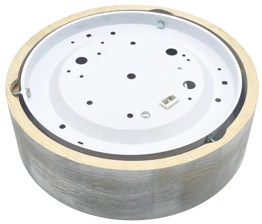 Brilagi - Plafoniera PINO 1xE27/15W/230V pino/argento diam. 27,5 cm