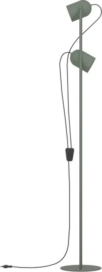 Eglo 44137 - Lampada da terra TILSTON 2xE14/8W/230V verde