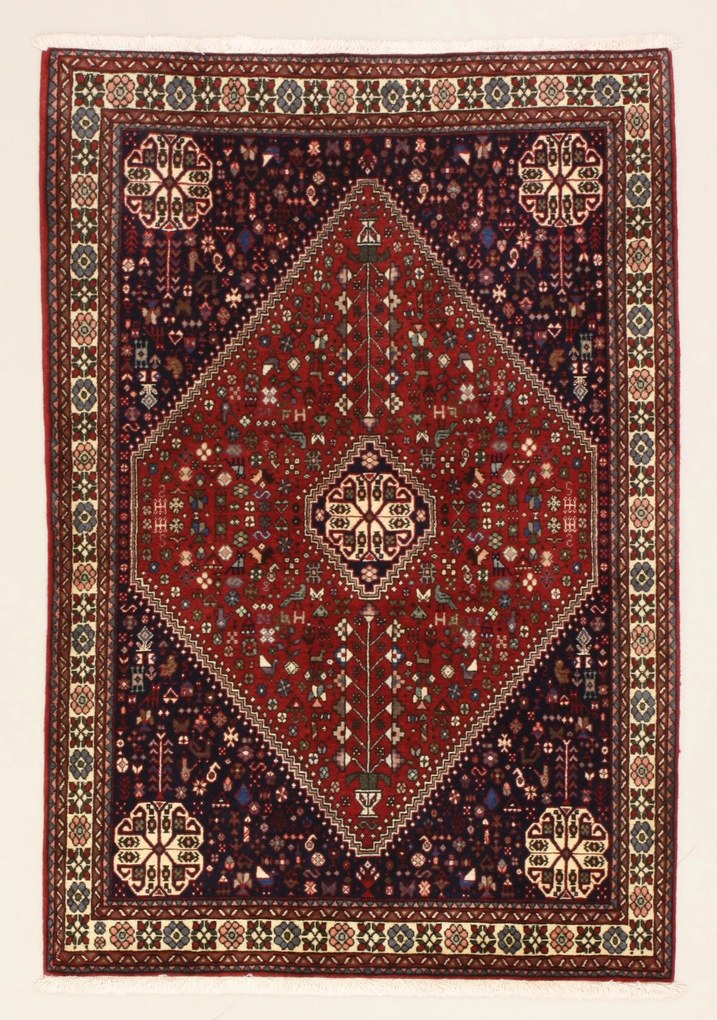 Abadeh Tappeto 100 x 150 (Iran) Annodato A Mano