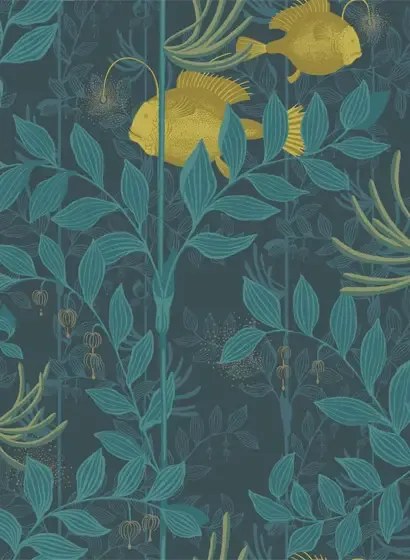 Tapete Nautilus von Cole & Son - Dark Blue