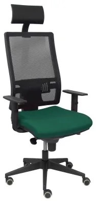 Sedia Ufficio con Poggiatesta Horna PC BALI426 Verde scuro