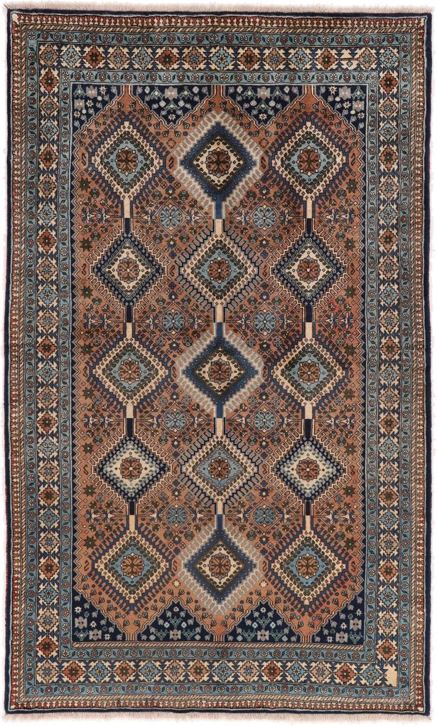 Yalameh Tappeto 250x150 (Iran) Annodato A Mano