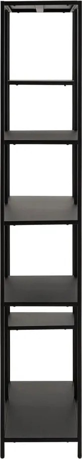 Libreria nera in metallo 80x165 cm Newcastle - Actona