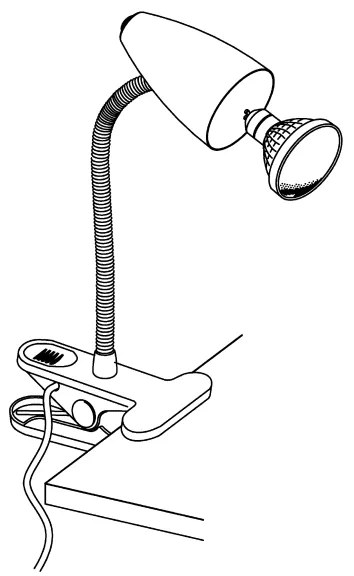 Eglo 94329 - Lampada LED con morsetto RICCIO 1xGU10-LED/3W/230V