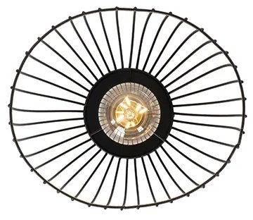 Plafoniera di design nera 20 cm - Pua