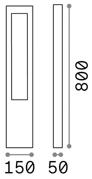Piantana Moderna Vega Alluminio Bianco 1 Luce G9 3W 3000K Luce Calda