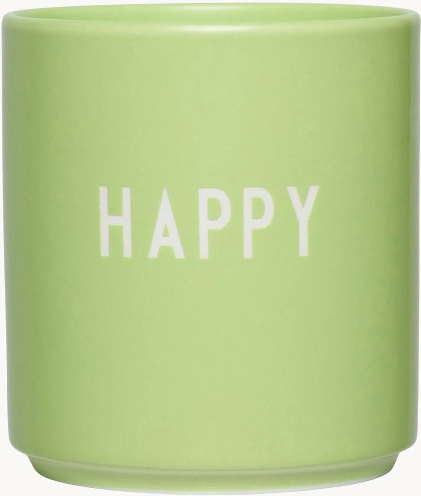 Tazza con scritta Favourite Happy