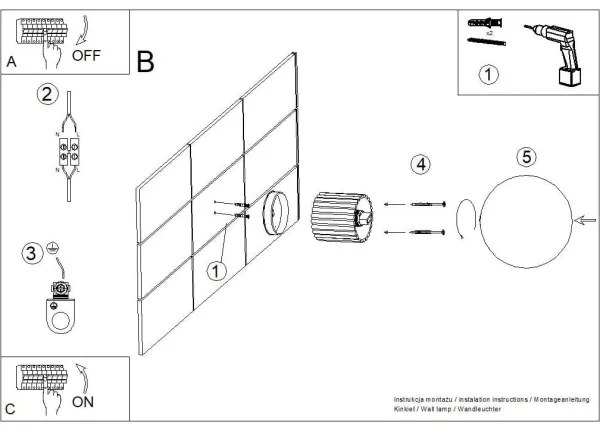 Sollux SL.1717 - Applique da bagno HALO 1xG9/8W/230V IP44 color crema