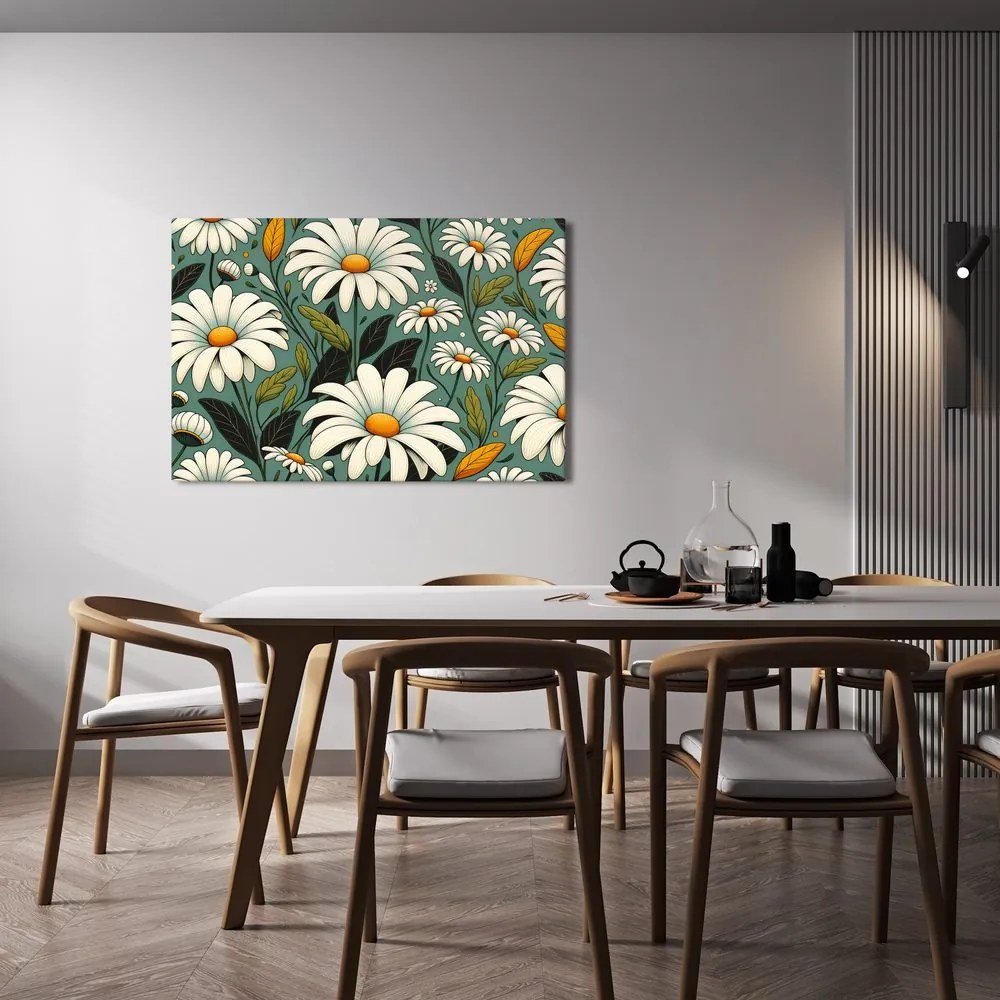 Quadro su tela – Margherite in fiore