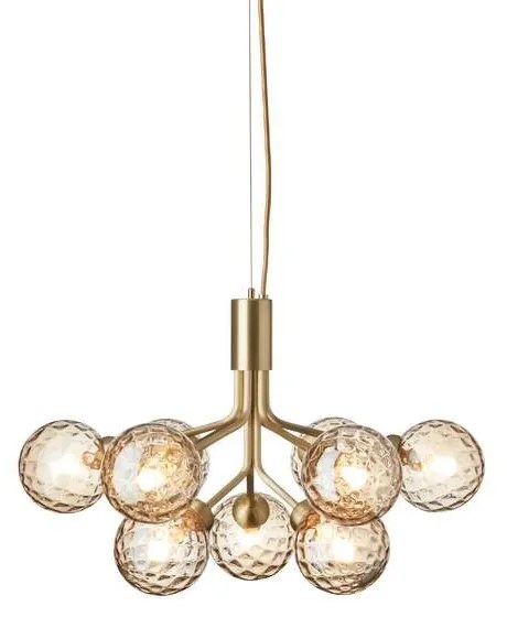 Nuura - Apiales 9 Lampadario Brushed Brass/Optic Gold Nuura