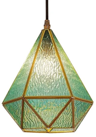 Rabalux 72244 - Lampadario a sospensione con filo NORAH 1xE14/40W/230V blu/oro