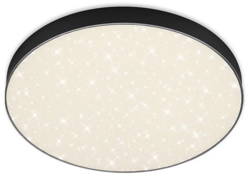 Briloner 7075-415 - Plafoniera LED STAR SKY LED/24,5W/230V diametro 38 cm nero