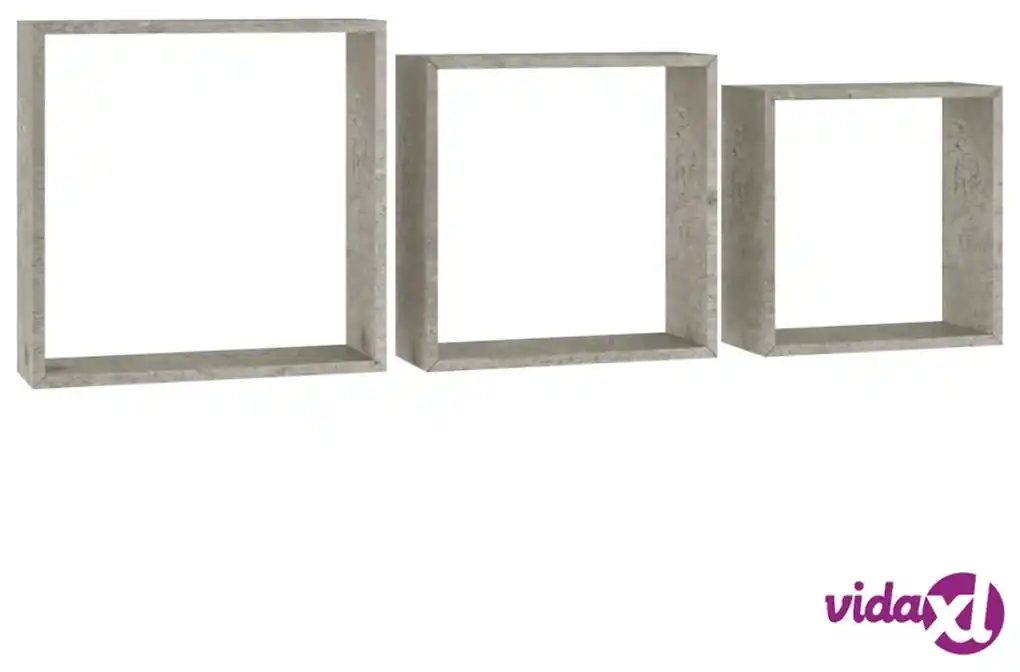 VidaXL Mensola da parete a cubo bianca 80x15x78,5 cm in