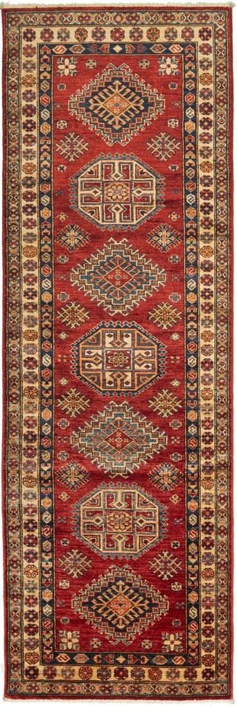 Kazak Tappeto orientale 80x260 Rosa (Pakistan) Annodato A Mano