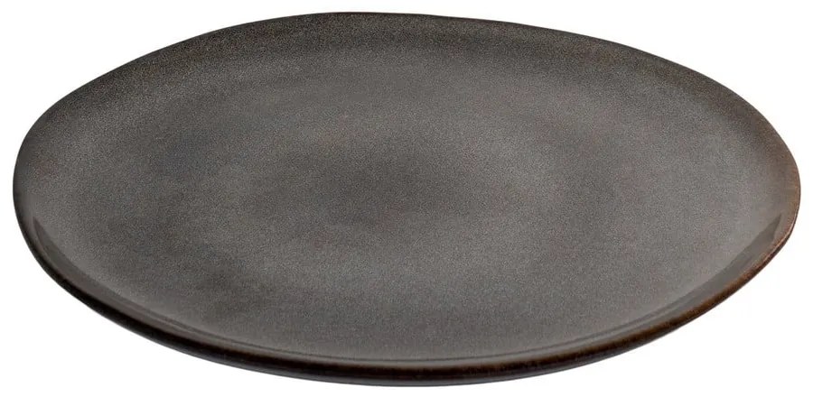 Set di piatti in gres grigio 4 pz ø 21 cm Selma - House Nordic