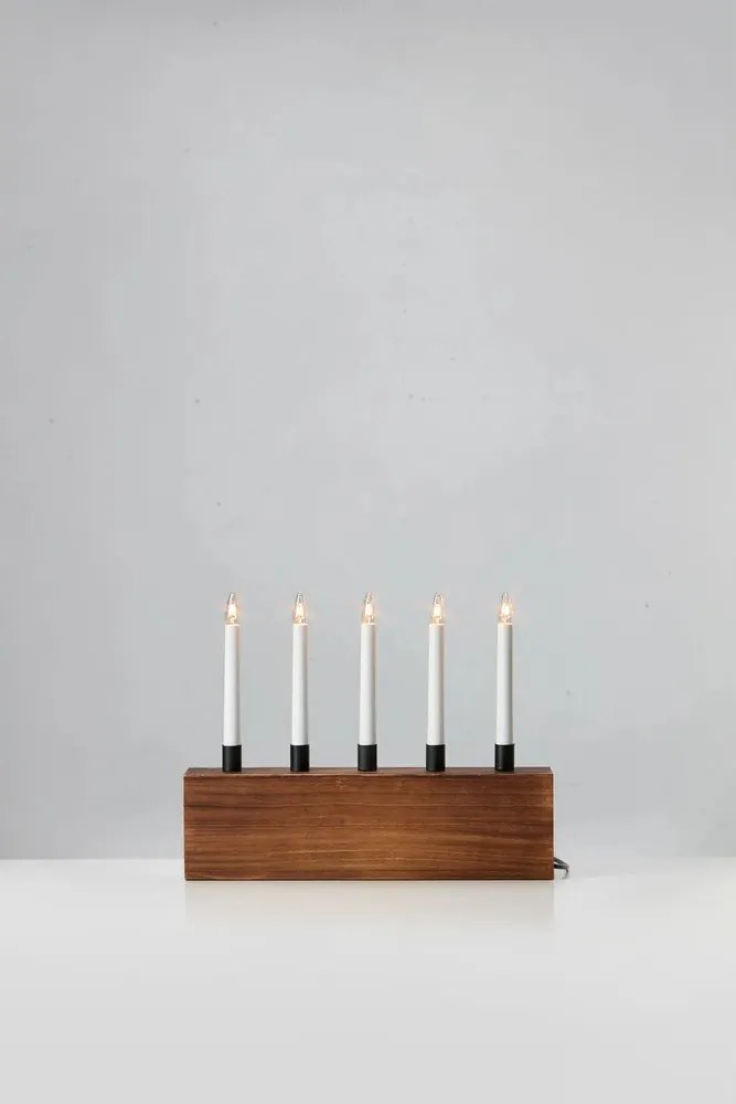 Decorazione luminosa natalizia marrone Albero - Markslöjd