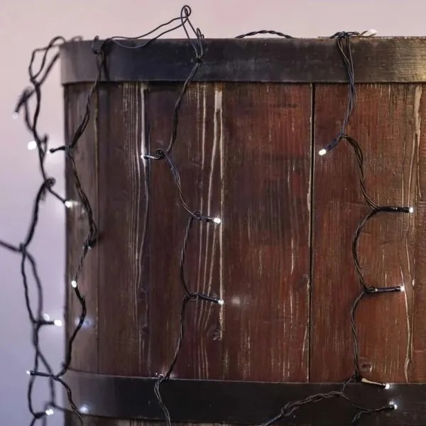 Catena LED natalizia da esterno 100xLED/1x2m IP44 bianco freddo