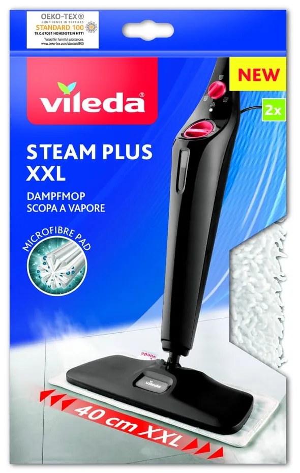 Set di panni per lavapavimenti a vapore 2 pz Steam Plus XXL – Vileda