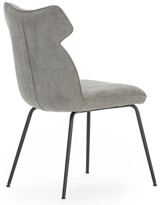 Set di 2 sedie da pranzo grigie Dara - Marckeric