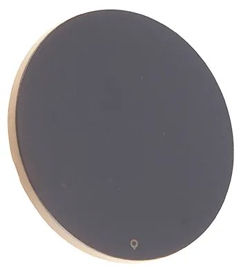 Applique da parete di design grigia 16,5 cm con LED - Skyf