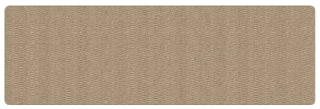 Tappeto Corsia Aspetto Sisal Sabbia 80x250 cm