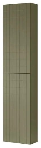 Colonna per mobile bagno Pixel Grid 2 ante P 27 x L 30 x H 160 cm verde salvia
