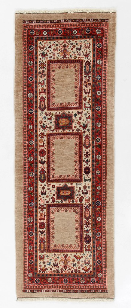 Gashghai Tappeto 70 x 190 (Iran) Annodato A Mano
