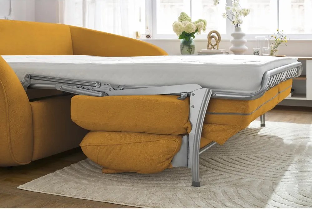 Divano giallo allungabile 235 cm Cezanne – Bobochic Paris