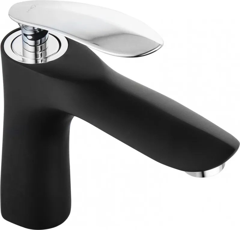 Mexen Lily rubinetto da lavabo, nero/cromo - 73600-17