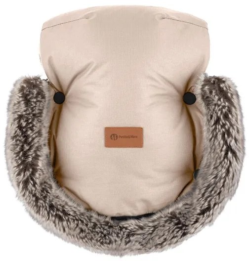 PETITE&amp;MARS - SET Coprigambe per bambini 4in1 ARCTIC + stroller mano muffs Rosa Petal